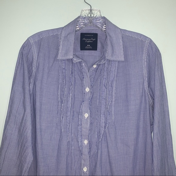 American Eagle Outfitters Size Medium long sleeve button down - Picture 2 of 8